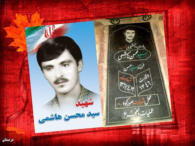 شهید دانشجویی که در صورکوه به شهادت رسید