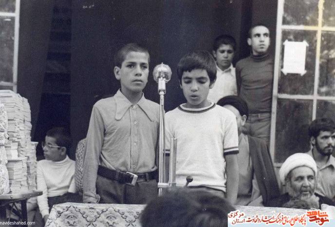 از چپ: شهید محمدحسین بیگلری - محسن نبی جمالی