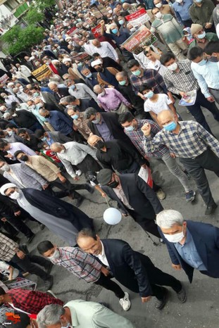 راهپیمایی روز قدس _ استان سمنان نهم اردیبهشت ماه ۱۴۰۱
