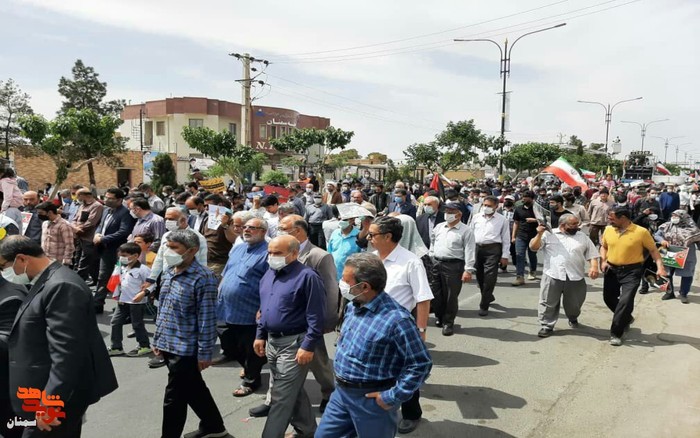 راهپیمایی روز قدس _ استان سمنان نهم اردیبهشت ماه ۱۴۰۱