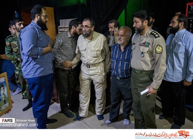 مراسیم الوداع مع الشهید الفیلق حسین ادیبان ؛ بالصور