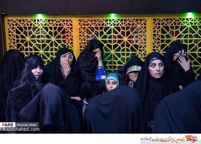 مراسیم الوداع مع الشهید الفیلق حسین ادیبان ؛ بالصور