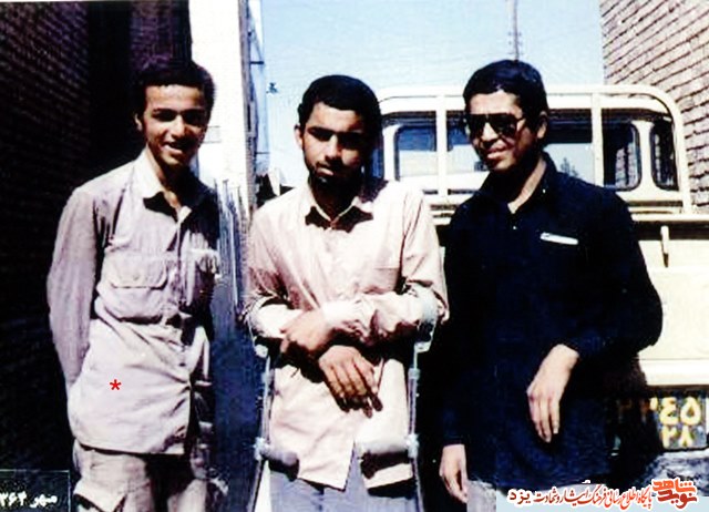 شهید رضا افخمي­ اردكاني در قاب تصویر