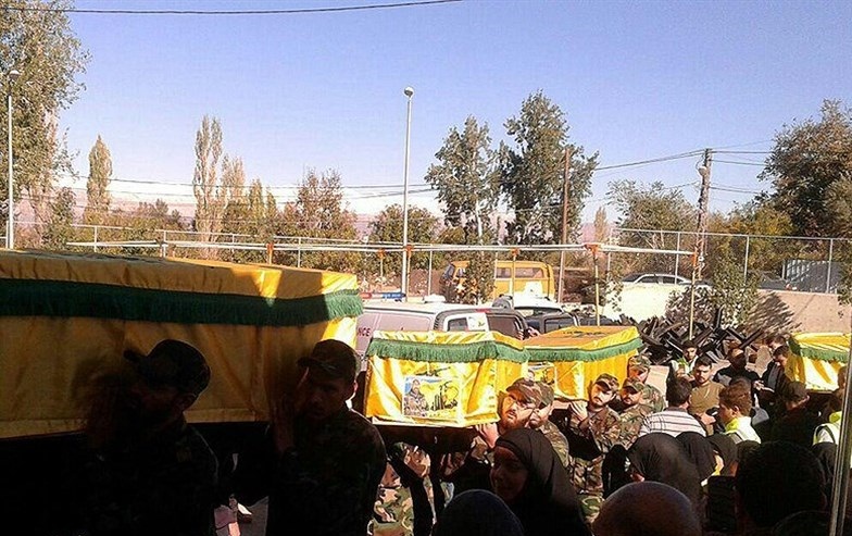 پیکر شهدای تازه تفحص شده حزب الله تشییع شد پیکر شهدای تازه تفحص شده حزب الله تشییع شد