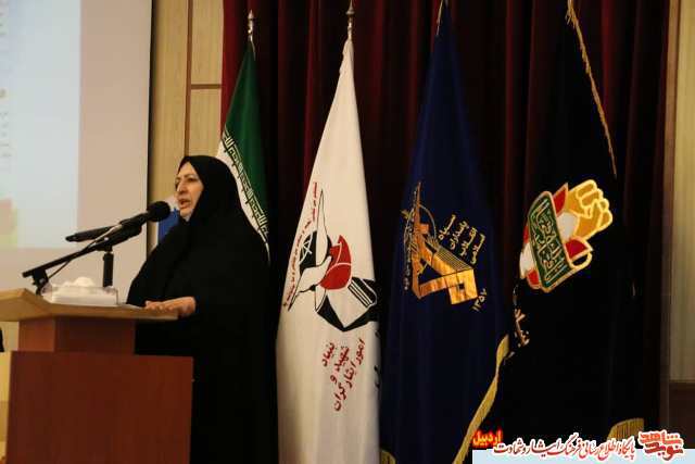 گزارش تصویری|مراسم اولین یادواره بانوان شهیداستان اردبیل