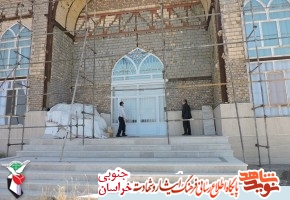 مرمت و نما سازی گلزار شهدای آیسک مرمت و نما سازی گلزار شهدای آیسک