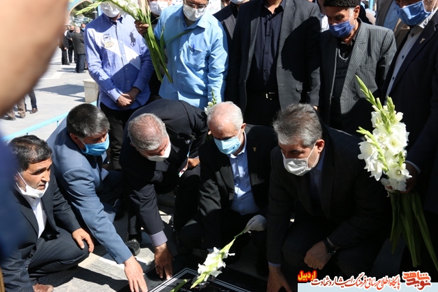 گزارش سفر رییس بنیاد شهید و امور ایثارگران به استان اردبیل