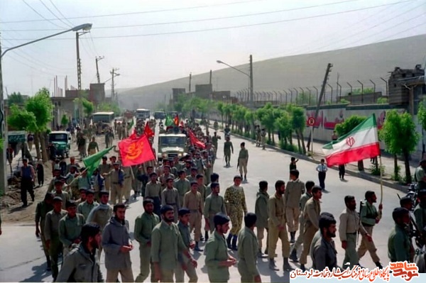آلبوم تصاویر راهپیمایی رزمندگان گردان انبیاء در روز قدس
