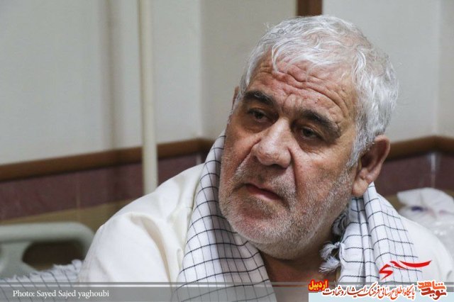 جانباز ۶۰ درصد «اژدر محمدی دوست » به هم رزمان شهیدش پیوست