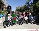 پویش ویلچررانی، دوچرخه سواری و پیاده‌روی در استان کرمانشاه برگزار شد+تصاویر