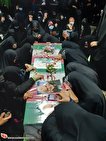 گزارش تصویری/ وداع باشکوه بانوان پایتخت با پیکر شهید «فاطمه اسدی»