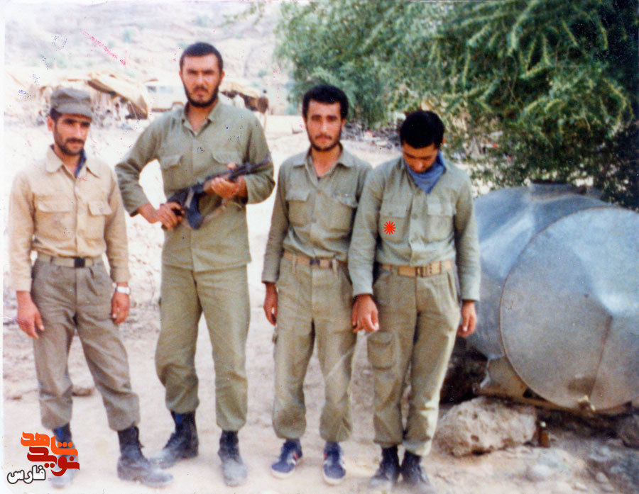 عشایری غیور در جبهه جنگ