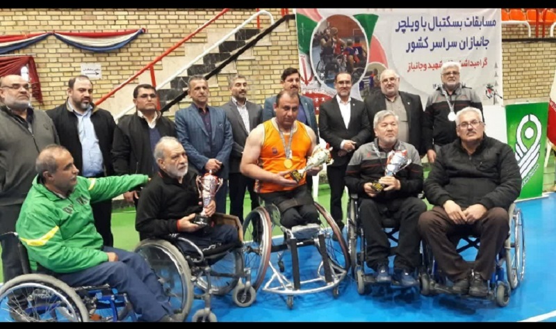 «خوزستان» قهرمان بسکتبال با ویلچر جانبازان کشور شد