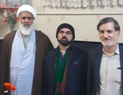 دیدار رئیس منطقه یک بنیاد شهید و امور ایثارگران قم از جانباز «حسین آقا یزدانی»