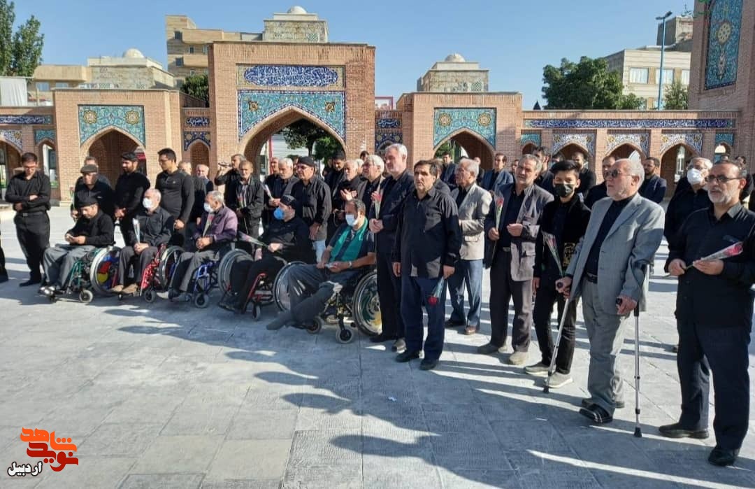 عزاداری بنیاد شهید در سطح شهر اردبیل