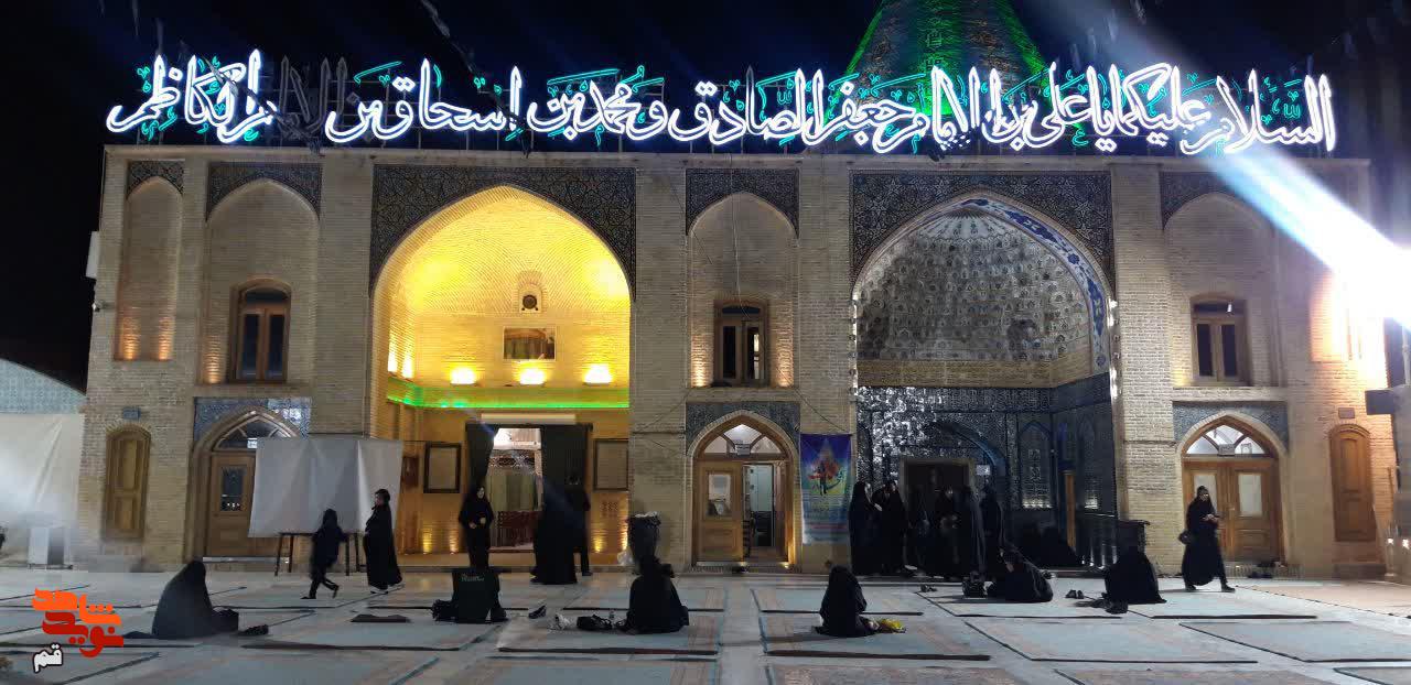 اقامه عزای حسینی، دهه اول محرم در گلزار شهدای قم