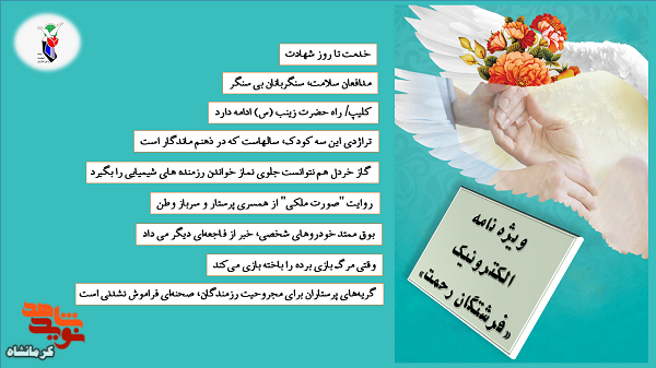 ویژه نامه الکترونیک «فرشتگان رحمت» منتشر شد