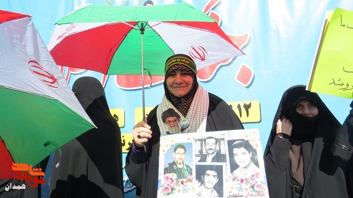گزارش تصویری| راهپیمایی ۲۲ بهمن در شهر همدان