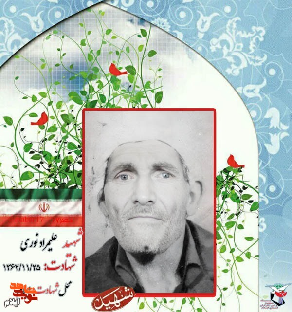 گذری کوتاه بر زندگینامه «شهید علیمراد نوری» از کارکنان اداره جنگلداری استان ایلام