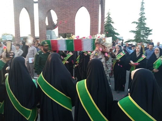 برگزاری مراسم استقبال و بازگشت غرورآفرین شهیدوالامقام «غلامحسین دماوندی» +تصاویر