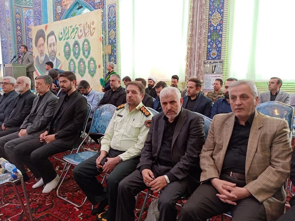 مراسم سالگرد شهدای خدمت در مراغه برگزار شد