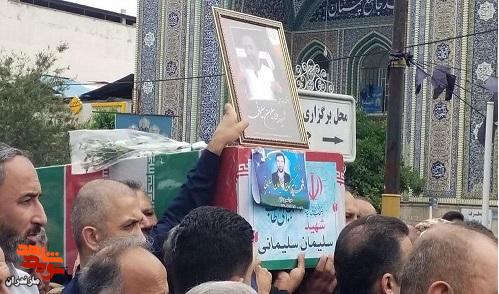 تصاویر/ تشییع پیکر مطهر شهید «سلیمانی» در چمستان