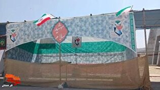 برپایی موکب «سلام شهید» در مرز بین‌المللی باشماق...