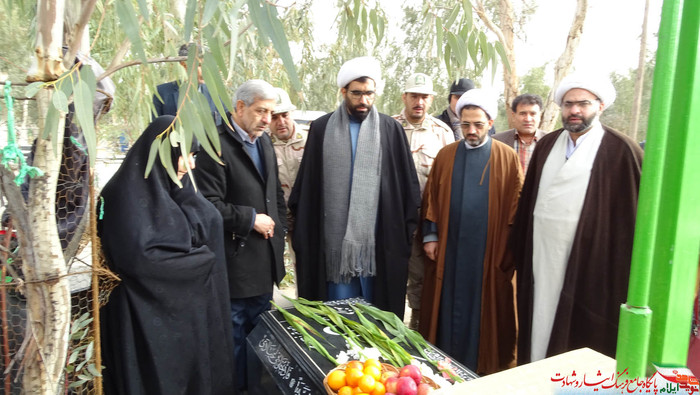 مراسم  میهمانی لاله ها در گلزار شهدای علی صالح (ع)