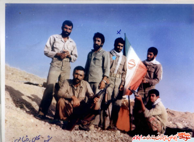  شهید علی رضایی از شهدای استان ایلام