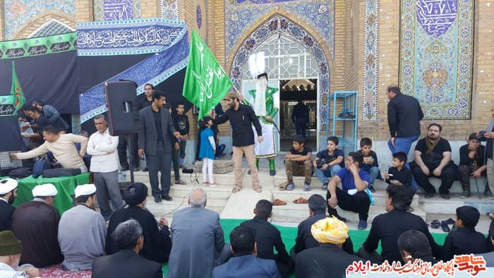 نخستین سوگواره تئاتر خیابانی ایثار در شهرستان دهلران