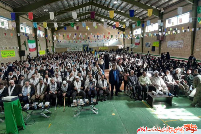 گزارش تصویری از یادواره گردان 505 محرم و 112 شهید شهرستان دره شهر