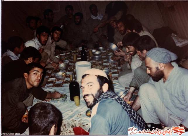 زمستان 1365 - شهرک بدر - گردان قمر بنی هاشم