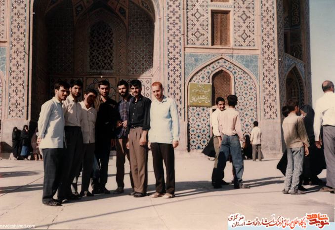 از چپ : هادی بغدادی - علی اکبر کریمی- حسین عفاری - احمد گودرزی - ابوالقاسم مرادی - حامد مومنی - غلامرضا صحرایی