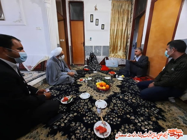 دیدار مسئولان شهرستان آرادان با خانواده معزز شهید والامقام فتح‌لله نوروزی- سوم خرداد ۱۴۰۰