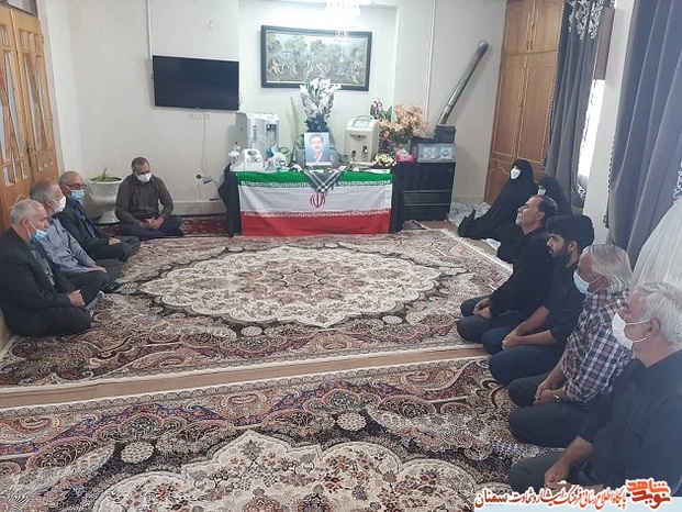 دیدار مسئولان بنیاد شهید شهرستان شاهرود با خانواده معزز جانباز متوفی علی آقابابائی - نهم تیرماه ۱۴۰۰ شهر بسطام