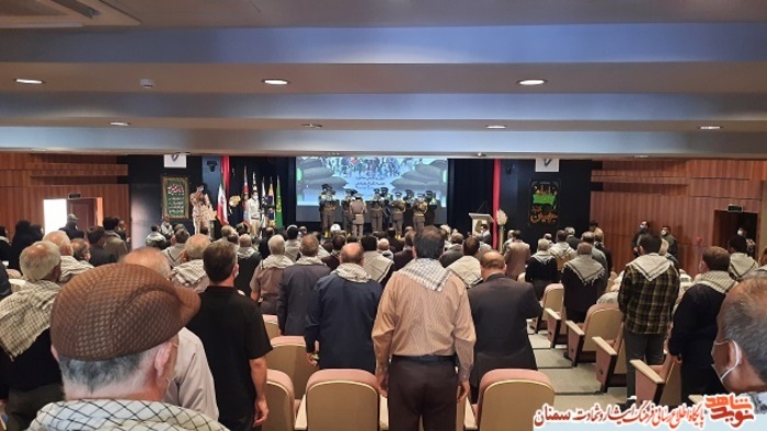 همایش پیشکسوتان و رزمندگان دفاع مقدس به مناسبت چهل و یکمین سالگرد دفاع مقدس - پارک موزه دفاع مقدس سمنان شهریورماه ۱۴۰۰