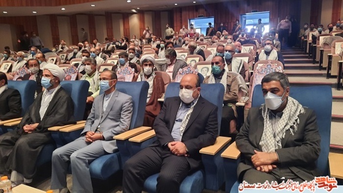 همایش پیشکسوتان و رزمندگان دفاع مقدس به مناسبت چهل و یکمین سالگرد دفاع مقدس - پارک موزه دفاع مقدس سمنان شهریورماه ۱۴۰۰