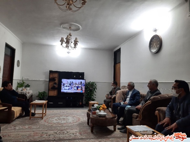 دیدار مسئولین بنیاد شهید استان سمنان با جانباز گرانقدر عدنان امین - نهم آذرماه ۱۴۰۰ شهر درجزین