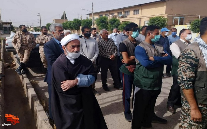 رزمایش جهادگران فاطمی شهرستان آرادان - روستای داورآباد