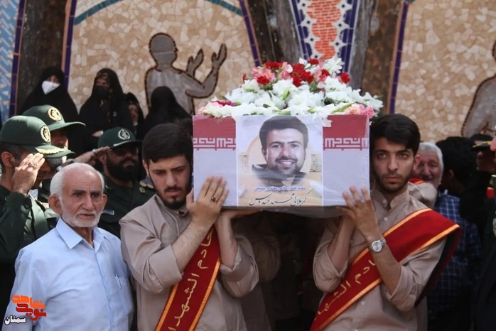مراسم تشییع پیکر مطهر شهید اقتدار دفاعی مهندس محمد عبدوس - بیست و چهارم خردادماه ۱۴۰۱ از معراج شهدا تا امامزاده اشرف شهرستان سمنان