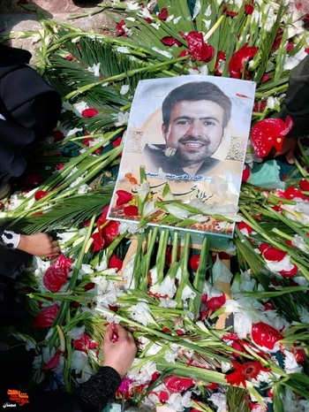 مراسم تشییع پیکر مطهر شهید اقتدار دفاعی مهندس محمد عبدوس - بیست و چهارم خردادماه ۱۴۰۱ از معراج شهدا تا امامزاده اشرف شهرستان سمنان 