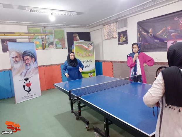 مسابقات تنیس روی میز ویژه بانوان ایثارگر شهرستان سنندج