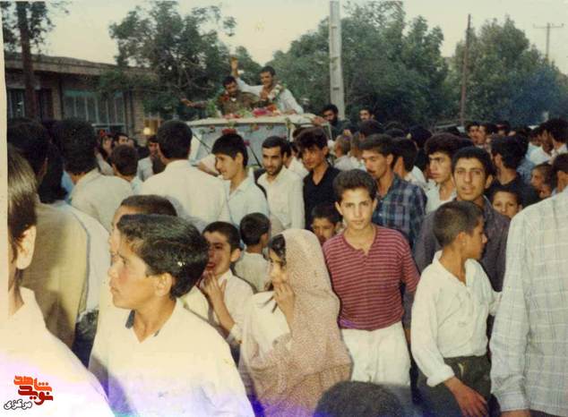 استقبال از آزاده نجفعلی رضایی 1369