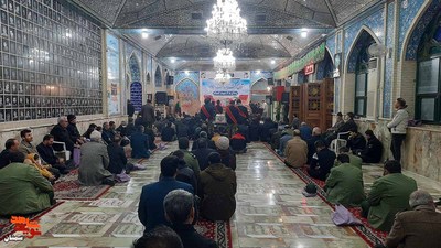 مراسم وداع با شش شهید گمنام خوشنام- یکم دی‌ماه ۱۴۰۱ گلزار شهدای امامزاده یحیی (ع) شهرستان سمنان 