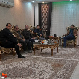 دیدار رئیس بنیاد شهید شهرستان مهدی‌شهر با جانباز گران‌قدر ۶۵ درصد محمدحسین تعجیان- بیست و چهارم بهمن‌ماه ۱۴۰۱ شهرستان مهدی‌شهر