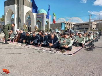 تجدید میثاق حافظان امنیت وطن با آرمان‌های والای شهدا- سیزدهم مهرماه ۱۴۰۲ گلزار شهدای فردوس رضای شهرستان دامغان