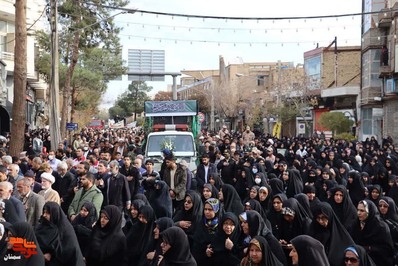 مراسم استقبال و تشییع شهدای گمنام خوشنام- هجدهم آذرماه ۱۴۰۲ شهرستان دامغان