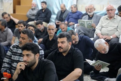 مراسم عزاداری شهدای خدمت- چهارم خرداد ۱۴۰۳ مسجدالنبی جهادیه شهرستان سمنان