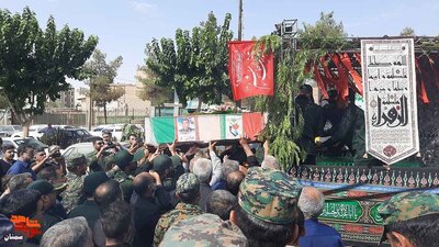 مراسم تشییع پیکر مطهر سردار جانباز شهید ناصر طحانی