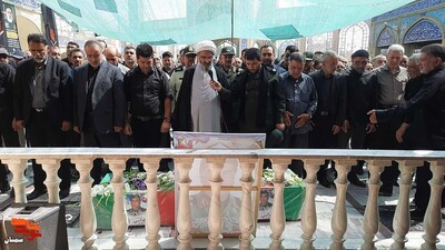 مراسم تشییع پیکر مطهر سردار جانباز شهید ناصر طحانی